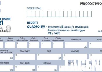 quadro rw ravvedimento
