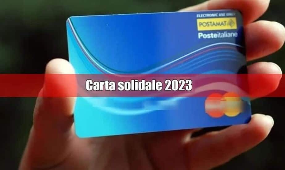 carta solidale entro 18 luglio, come funziona