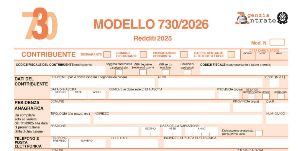 modello 730/2026