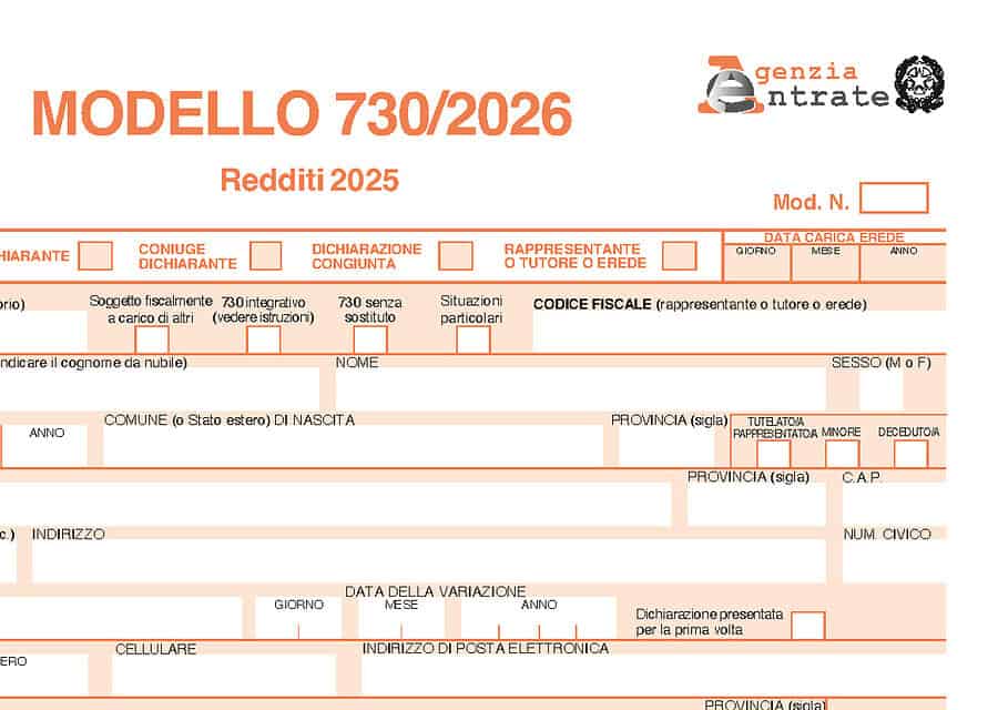 Pronto 730 Modello 730/2026: le principali novità e da quando è possibile inviarlo